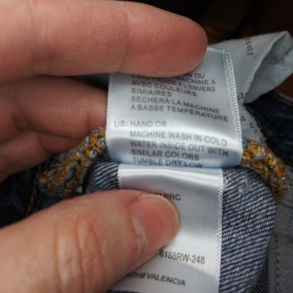 Articles Of Society Meredith Destroyed Hem Boho Denim Shorts In Valencia Wash - Picture 15 of 16